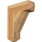 Ekena Millwork Traditional Craftsman Rough Sawn Bracket, Western Red Cedar, 6"W x 20"D x 24"H BKT06X20X24TRA04RWR - alternate 1